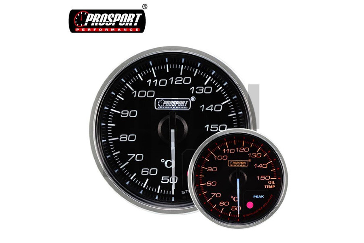 52mm Red / White Oil Temperature Gauge Prosport Supreme 52mm Red / White Oil Temperature Gauge Prosport Supreme