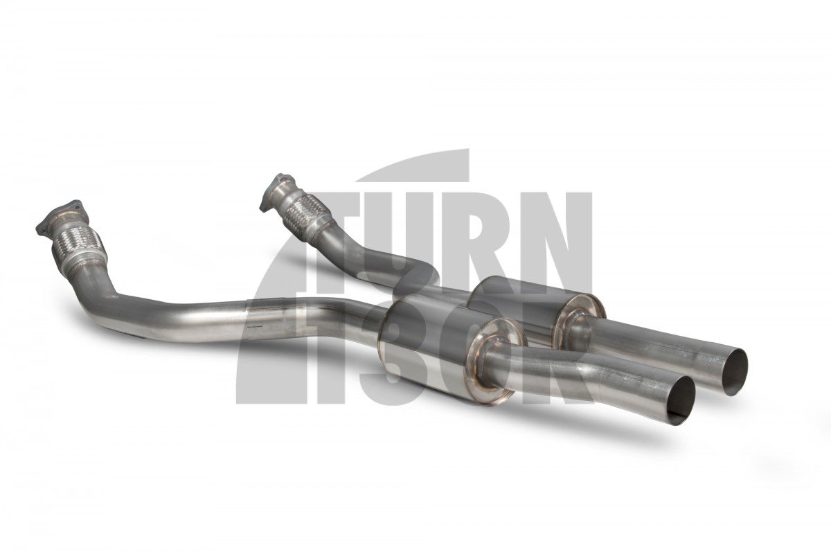 Audi S4 B8 / B8.5 3.0 TFSI Scorpion Downpipes Resonated Front Section Audi S4 B8 / B8.5 3.0 TFSI Scorpion Downpipes Resonated Front Section