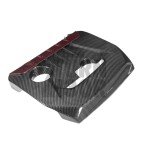 Eventuri Carbon Fiber / Red Kevlar Engine Cover for Toyota Yaris GR