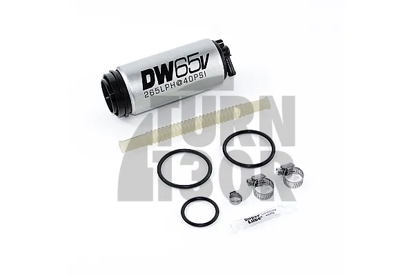 Deatschwerks DW65V 265lph vai DW300 340lph degvielas sūkņa komplekts Audi TT 8J / Leon 2 Cupra / Scirocco / Golf 5 GTI DW65v - 265lph Flow