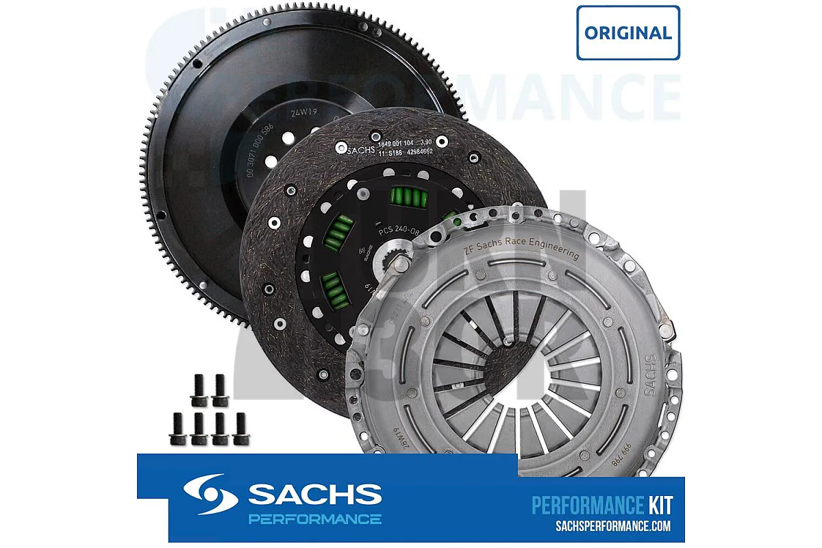 Golf 7 GTI / Golf 7 R / S3 8V / TT 8S / Leon 3 Cupra Sachs Performance 530Nm sajūga komplekts ar sparu