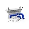 Forge priekšējais starpdzesētājs Clio 4 RS 1.6T 200 Black Color Color Blue