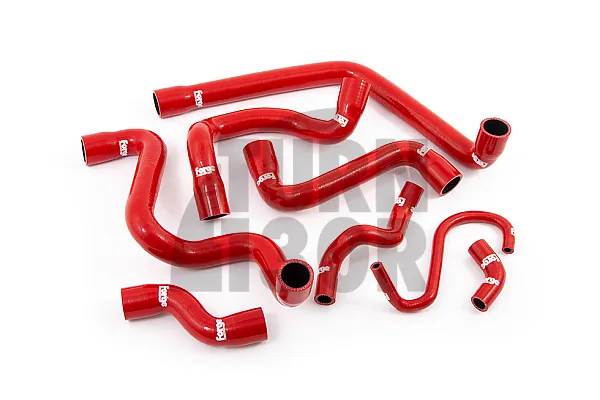 Forge Silikona Dzesēšanas Caurules Mini Cooper S / JCW R56 / R57 Red Color