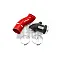Forge Motorsport silikona ieplūdes šļūtene un ieplūdes adapters Golf 8 R / S3 8Y / Cupra Formentor Black Color Color Blue