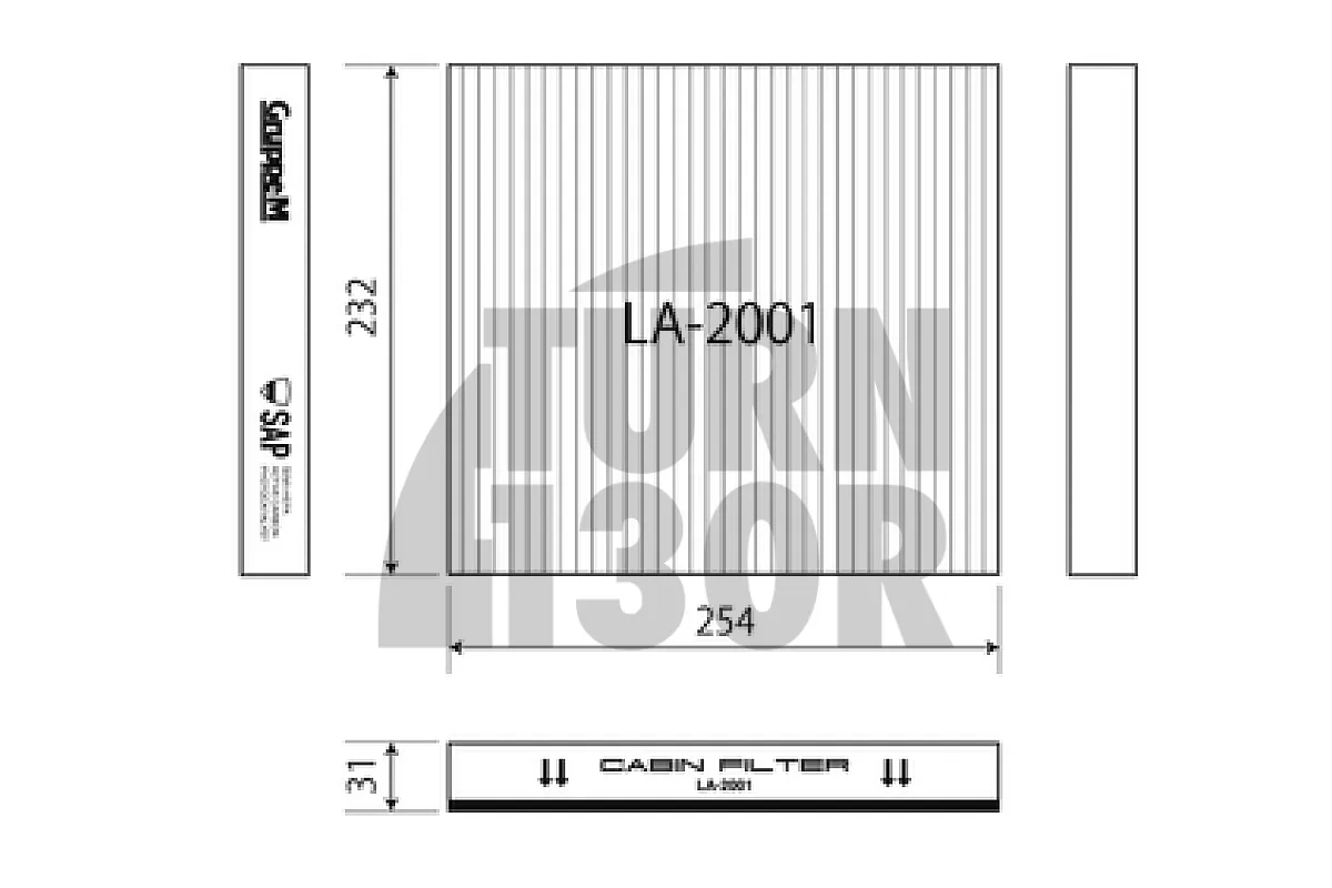 Gruppe M HEPA salona filtrs S3 8V, RS3 8Y, SQ2, Leon 3, Golf 7, TT 8S un Golf 8