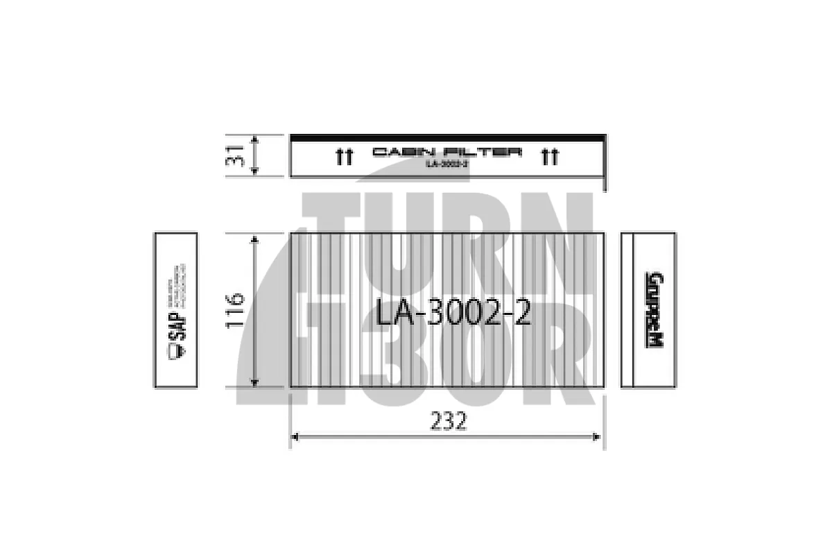 Gruppe M HEPA salona filtri BMW 135i F40 un Mini Cooper S F56