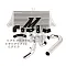Priekšējais Montāžas Intercooler Komplekts Mitsubishi Lancer Evo 8 / Evo 9 Black Color Color Silver