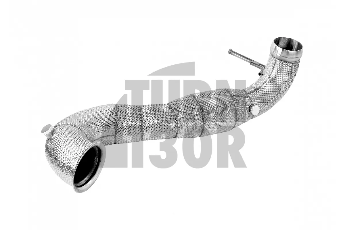CTS Turbo Downpipe ar sporta katalizatoru Mercedes A45 W176 un CLA45 AMG C117