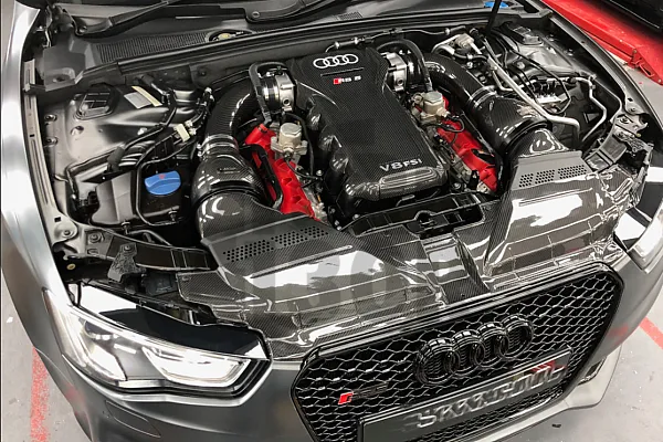 Eventuri oglekļa šķiedras priekšējā paneļa pārsegs Audi RS5 B8