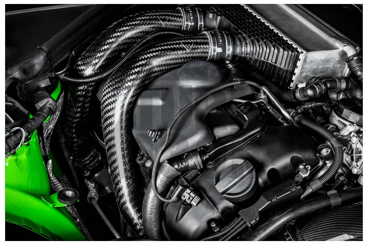 Eventuri oglekļa šķiedras uzpūtes caurules BMW M3 F80 / M4 F8x / M2 Comp F87