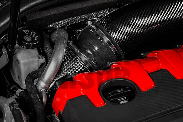 Eventuri oglekļa šķiedras turbo ieplūdes caurule Audi RS3 8V.5 / TTRS 8S ar standarta turbo atloku