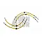 Goodridge Braided Brake Hose Lines Kit Audi S4 B8 Black Color Color Yellow