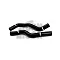 Forge Silicone  Coolant Hose Kit Suzuki Swift Sport ZC33S Blue Color Color Black