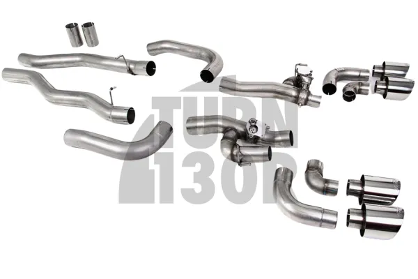 BMW M8 F9x Milltek OPF/GPF Back System with valved Rear Silencer