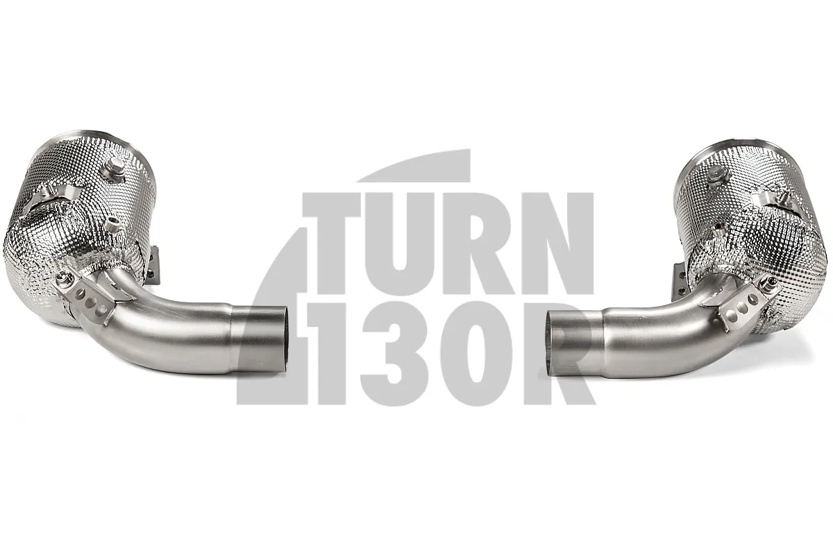 Akrapovic Sport Catalysts Link Pipes for Porsche 911 992 T - Turbo S 