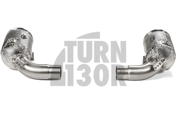 Akrapovic Sport Catalysts Link Pipes for Porsche 911 992 T - Turbo S 