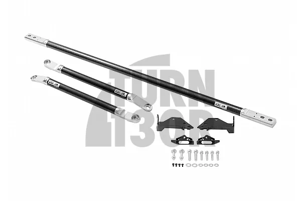 HKS Carbon Fiber Strut Tower Bars And Rear Brace for Toyota Supra GR 3.0 A90 MK5 