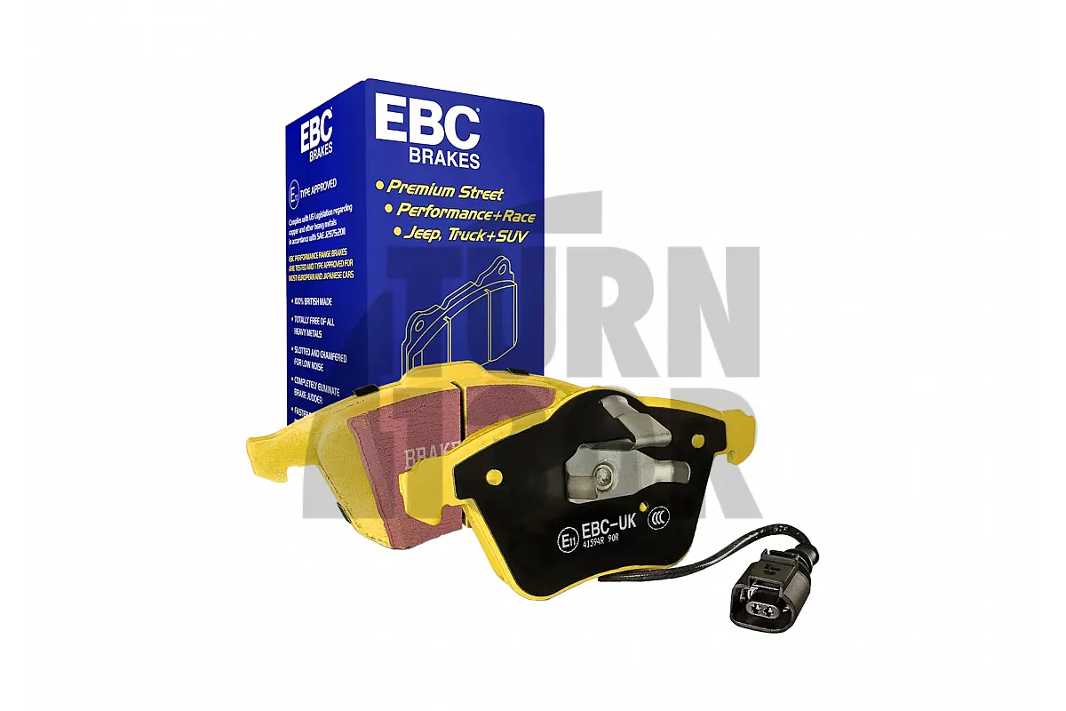 EBC Yellow Stuff Front Brake Pads for Audi S3 8P - A3 8P 3.2 - Golf 5 R32 - Golf 6 R - Scirocco R & Leon 2 Cupra