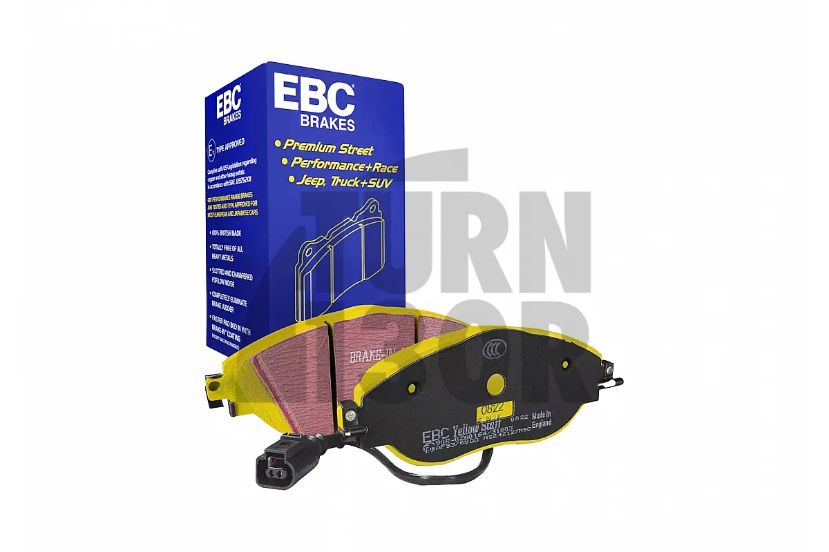 EBC Yellow Stuff Front Brake Pads for Audi S3 8V - SQ2 - Leon 3 Cupra - Golf 7 GTI (Perf) - Golf 7 R