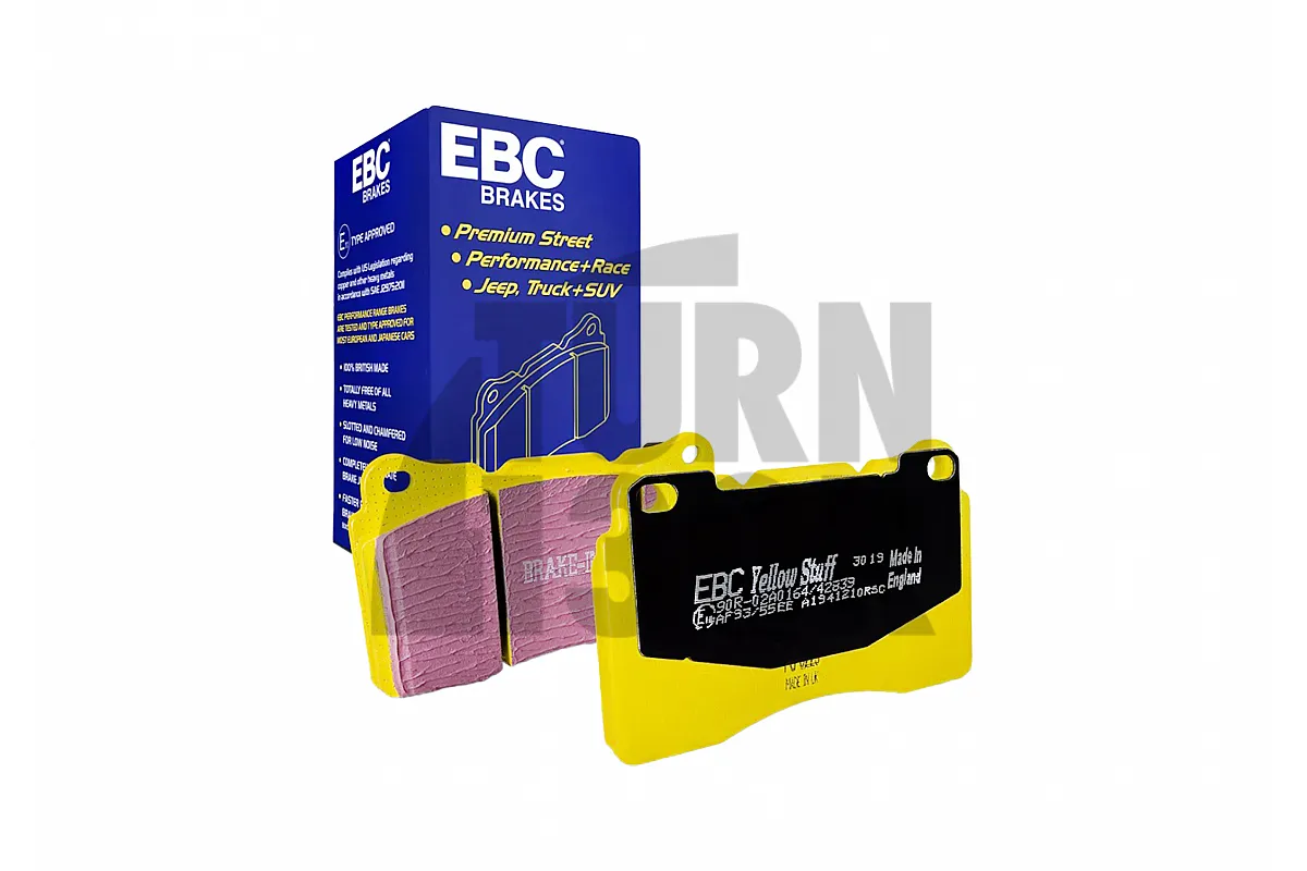 EBC Yellow Stuff Front Brake Pads for Civic Type R FK2 - FK8 - FL5 - Lancer Evo 8 - 9 - 10 - Megane 4 RS & Impreza WRX STI