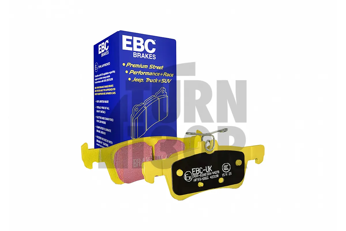 EBC Yellow Stuff Rear Brake Pads for Ford Fiesta ST Mk8 