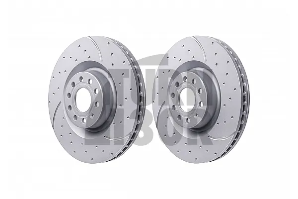 EBC Turbo Grooved Front Brake Discs for Golf 5 R32 - S3 8P - Leon 2 Cupra & Golf 6 R