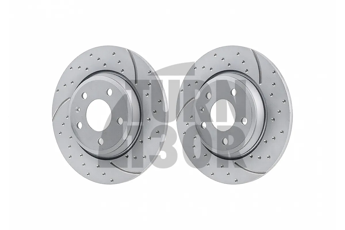 EBC Turbo Grooved Rear Brake Discs for Audi A4 B8 - A5 8T - A4 B9 & A5 F5