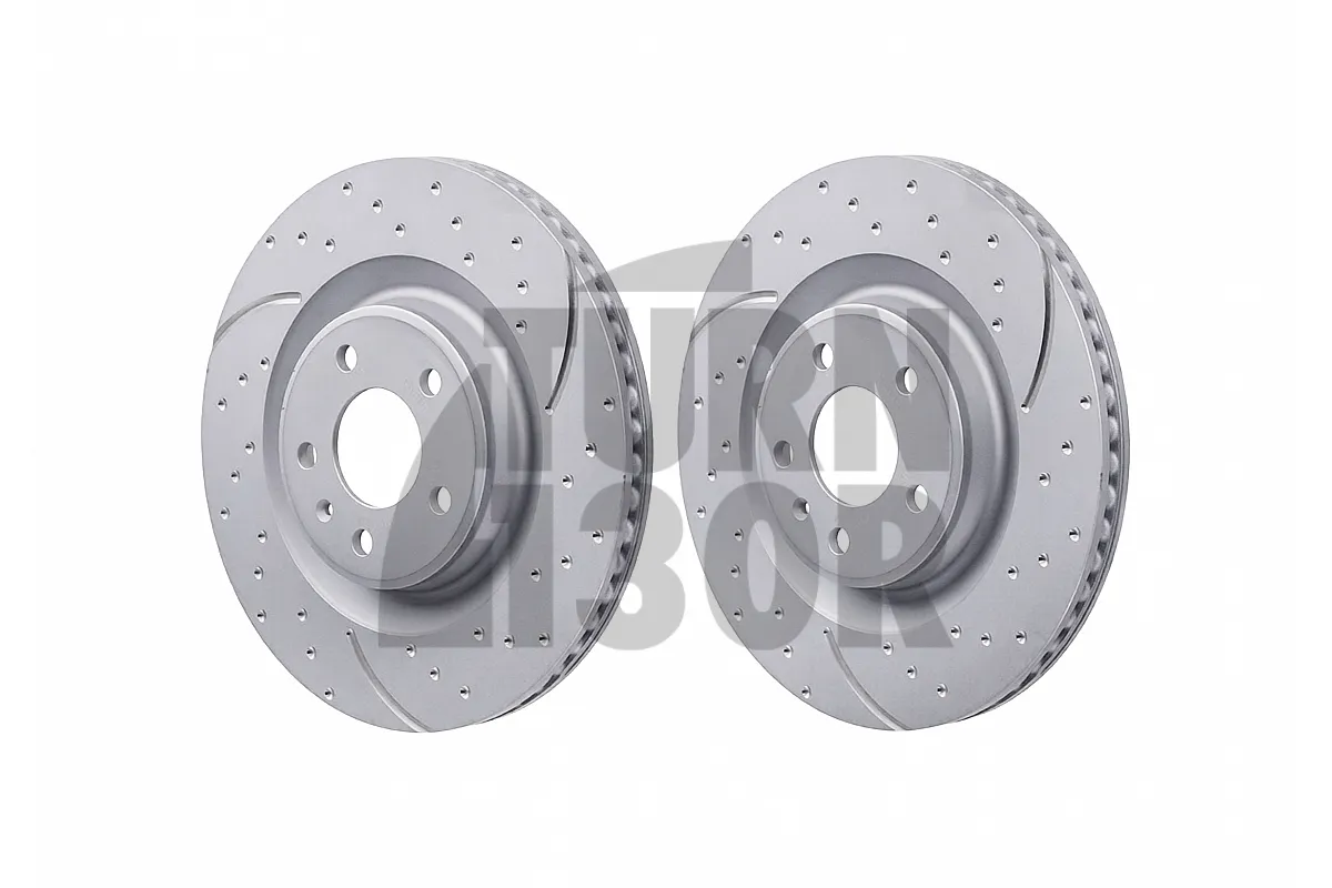 EBC Turbo Grooved Rear Brake Discs for Audi S4 B8.5 - S5 8T - S4 B9 & S5 F5