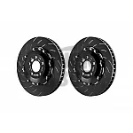 EBC Swept Grooved Front Floating Brake Discs for Audi RS4 B7