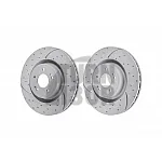 EBC Turbo Grooved Front Brake Discs for Kia Stinger GT 3.3T GDI