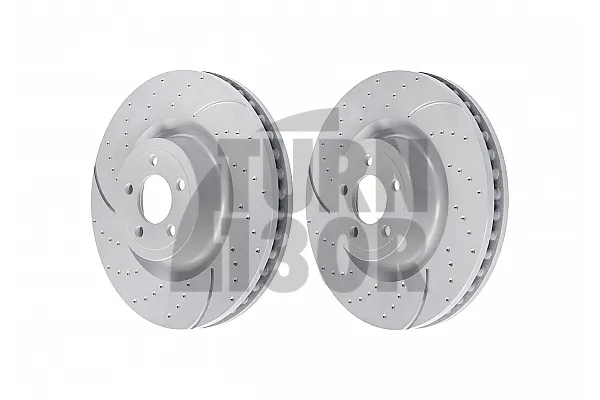EBC Turbo Grooved Front Brake Discs for Ford Mustang S550 5.0 V8