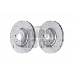 EBC Turbo Grooved Front Brake Discs for Ford Focus 4 ST