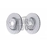 EBC Turbo Grooved Front Brake Discs for Audi S4 B8 & S5 8T