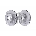 EBC Turbo Grooved Front Brake Discs for Honda Civic Type R FN2 & EP3