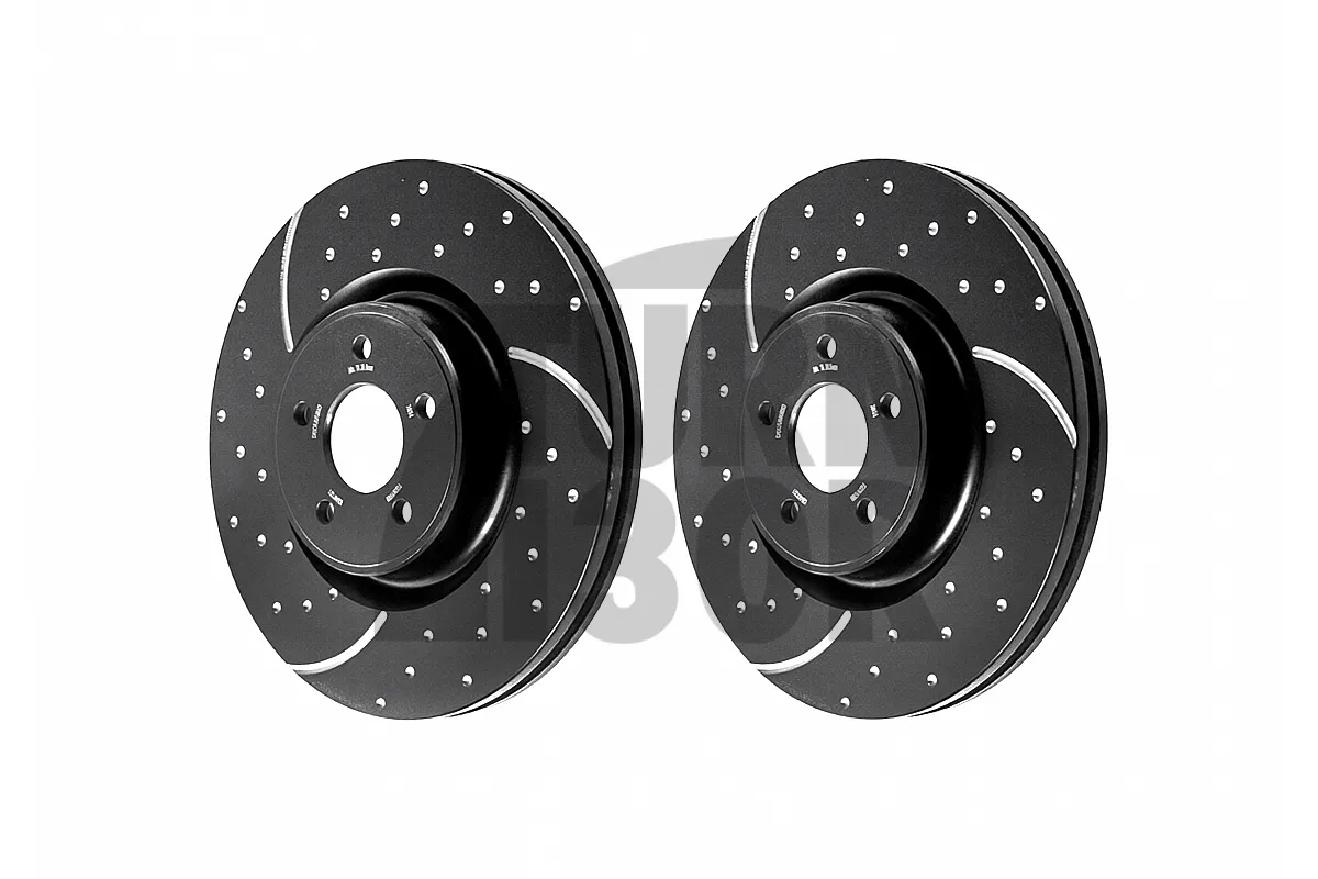 EBC Turbo Grooved Front Brake Discs for Ford Focus 2 RS