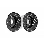 EBC Turbo Grooved Front Brake Discs for Ford Focus 2 RS