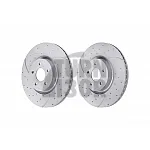 EBC Turbo Grooved Front Brake Discs for Ford Focus 2 ST & Focus 3 ST