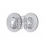 EBC Turbo Grooved Front Brake Discs for Ford Focus 3 RS