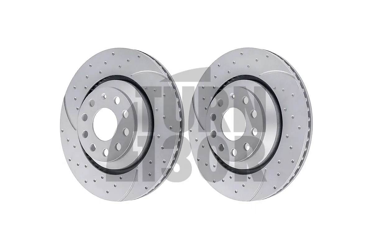 EBC Turbo Grooved Rear Brake Discs for Golf 7 GTI - SQ2 - Audi S3 8P - TT 8S - Leon 3 Cupra & Octavia VRS