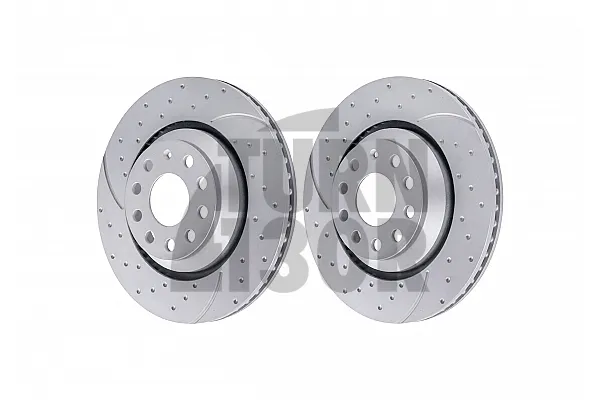 EBC Turbo Grooved Rear Brake Discs for Golf 7 GTI - SQ2 - Audi S3 8P - TT 8S - Leon 3 Cupra & Octavia VRS