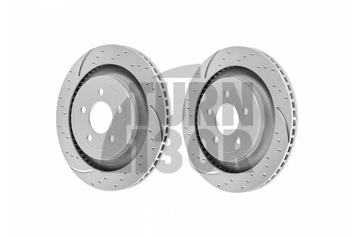 EBC Turbo Grooved Rear Brake Discs for Ford Mustang S550 Ecoboost & 5.0 V8