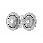 EBC Turbo Grooved Rear Brake Discs for Ford Mustang S550 Ecoboost & 5.0 V8