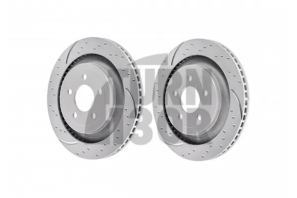 EBC Turbo Grooved Rear Brake Discs for Ford Mustang S550 Ecoboost & 5.0 V8