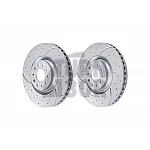 EBC Turbo Grooved Front Brake Discs for S3 8V - SQ2 - Golf 7 R - S3 8Y - TT 8S - Leon 3 Cupra - Golf 8 GTI & R