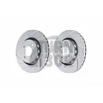 EBC Turbo Grooved Front Brake Discs for Seat Ibiza 6K Cupra