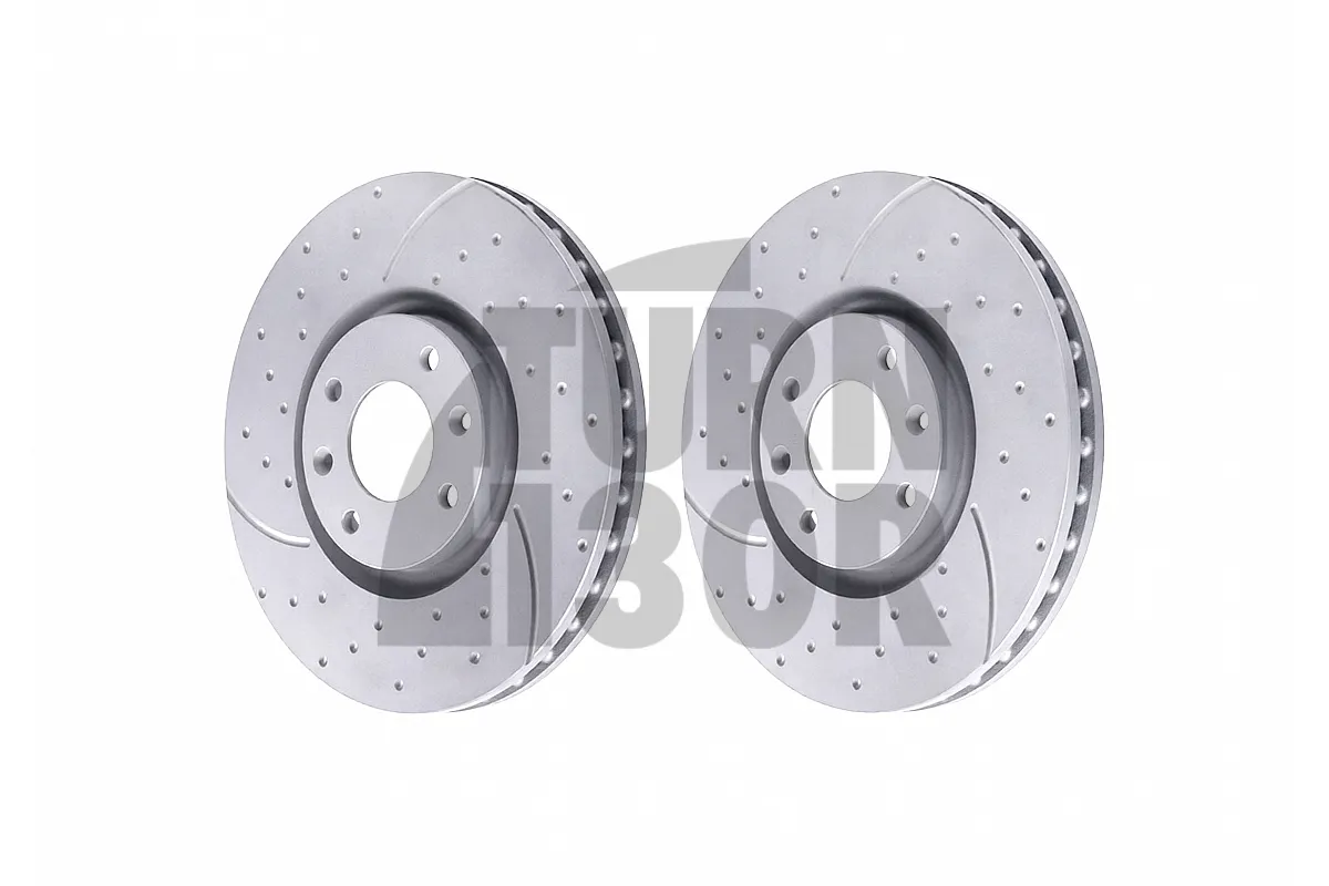 EBC Turbo Grooved Front Brake Discs for Peugeot 208 GTI (302mm)