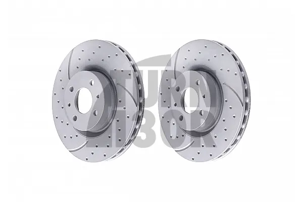 EBC Turbo Grooved Front Brake Discs for Abarth 595 (284mm)