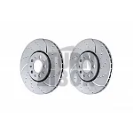 EBC Turbo Grooved Front Brake Discs (288mm) for Golf 4 GTI - Polo 6R GTI - Leon 1M - Ibiza 6J Cupra