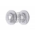 EBC Turbo Grooved Front Brake Discs for Ford Fiesta ST Mk7 & ST MK8