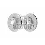 EBC Turbo Grooved Front Brake Discs for Mazda MX5 NB & NA 1.8